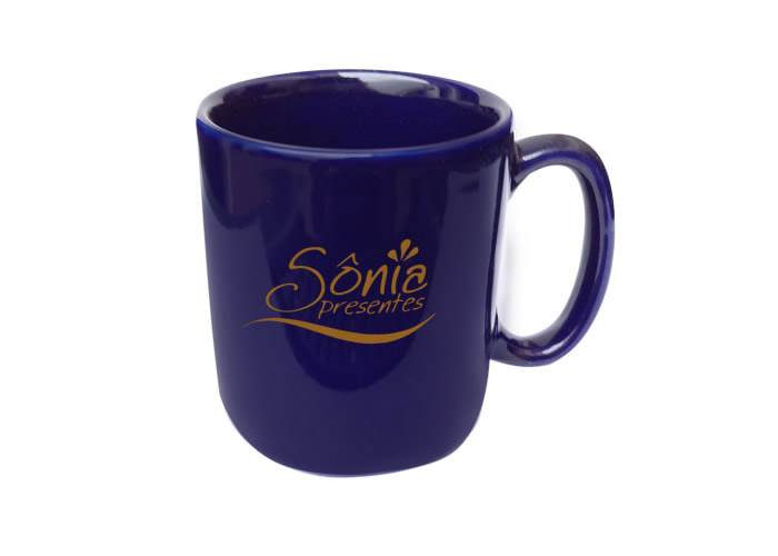 Caneca Reta Azul